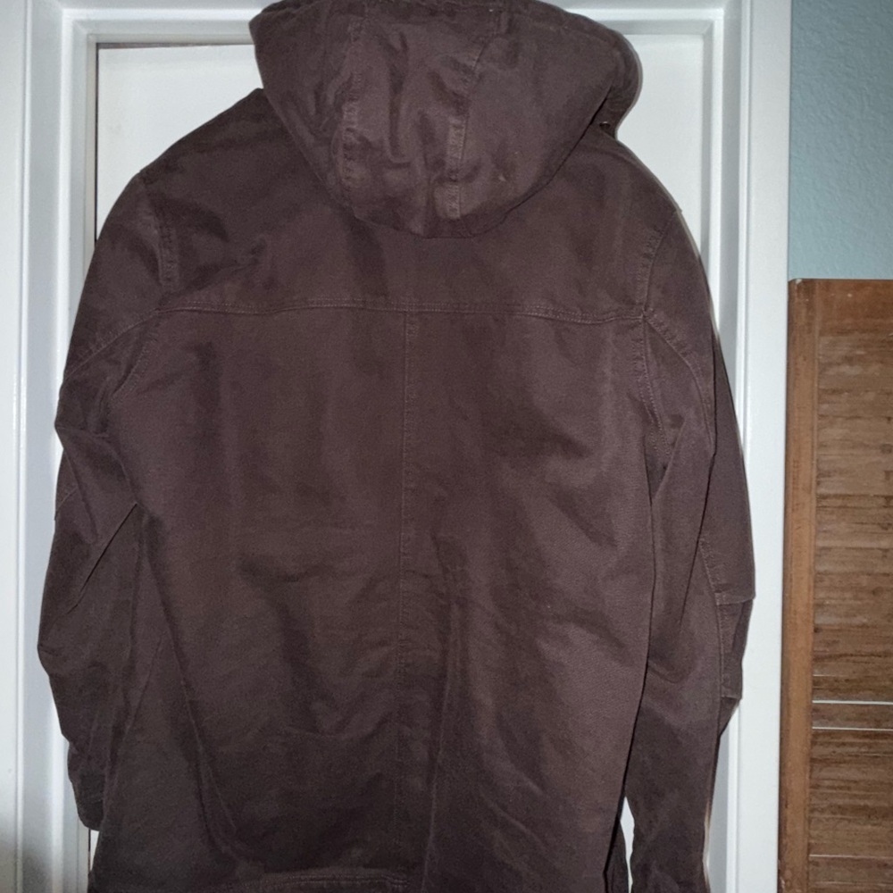 Pendleton Brown Hooded Field Jacket with Plaid Li… - image 4